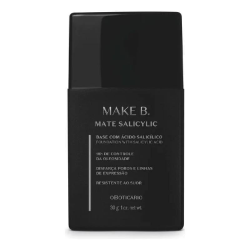 Make B Base Liquida Mate Salicylic Cor 210 30 g